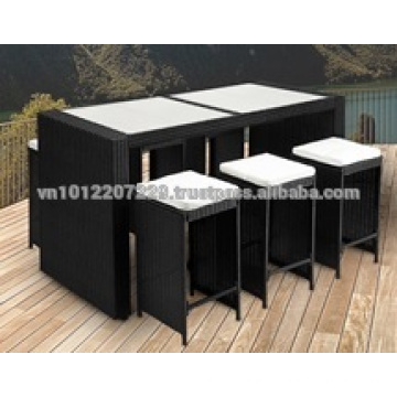 PE Poly Rattan Muebles de jardín / al aire libre - Bar Set